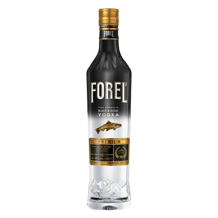 Vodka Forel Premium Black Gold 40% 0,7L