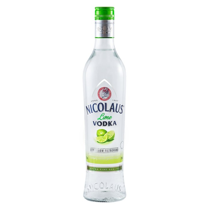 Vodka Nicolaus Extra Jemná Lime 38% 0,7L