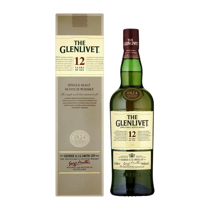 Whisky Glenlivet Singl Malt 12y 40% 0,7L